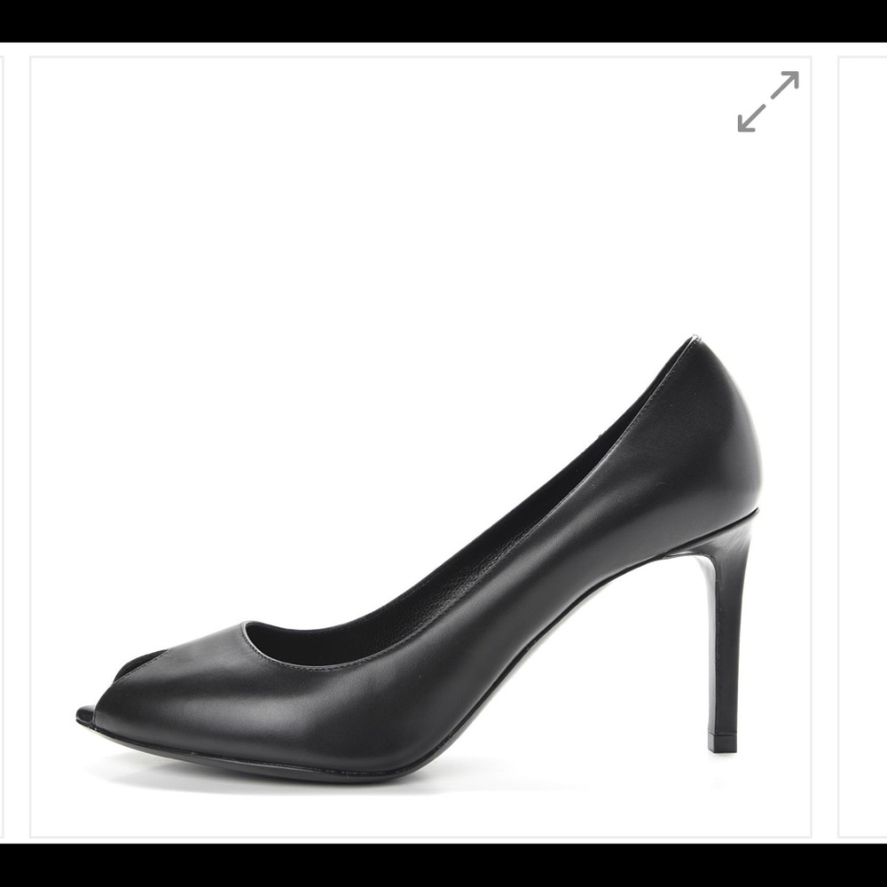 Saint Laurent Paris Peep Toe Pump